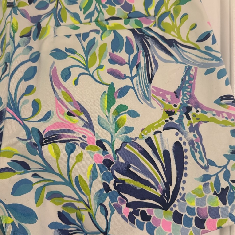 โ๏ธ๐ธNWT LILLY PULITZER CALLAHAN STRETCH SHORTS IN SHELL BEACH ๐๏ธ ๐ธ - Picture 4 of 4
